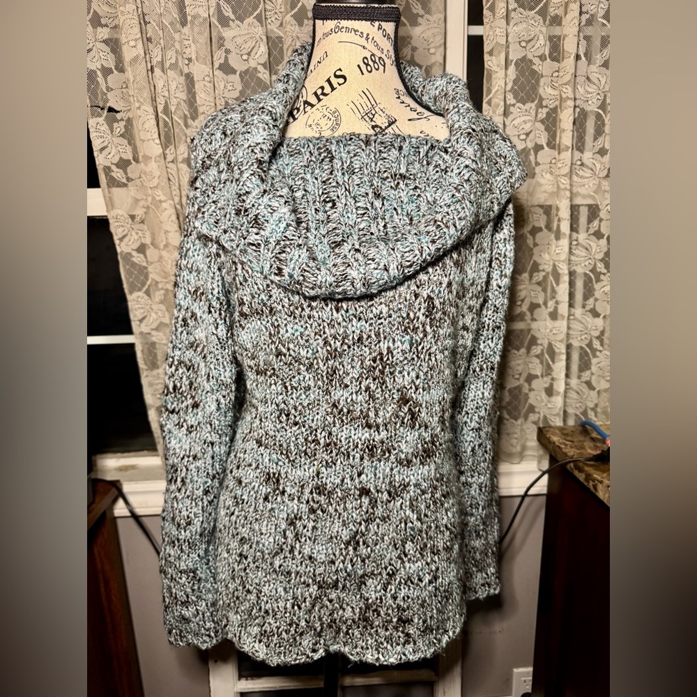 ‘90’s vintage Cowl Neck Chunky knit Sweater.